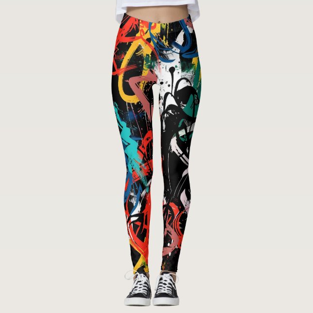 Graffiti Leggings (Vorderseite)
