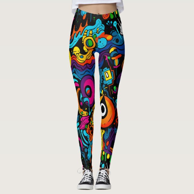 Graffiti Leggings (Vorderseite)