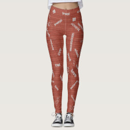 Graffiti-Leggings für Ermutigung Leggings