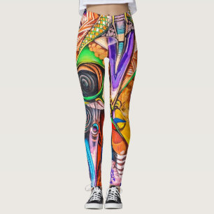 Graffiti-Leggings Leggings