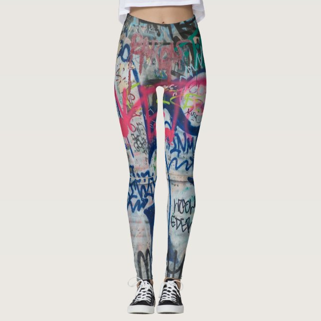 Graffiti-Leggings Leggings (Vorderseite)