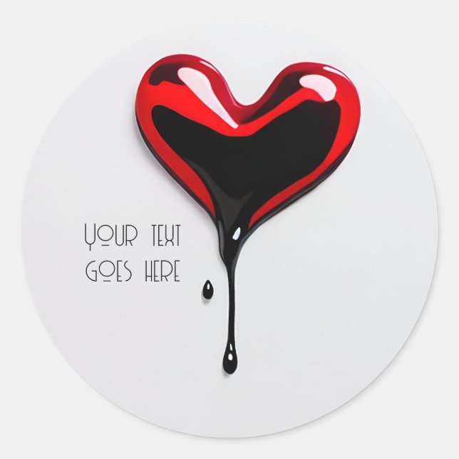 Graffiti Liebe herz art Deko Sticker (Vorderseite)