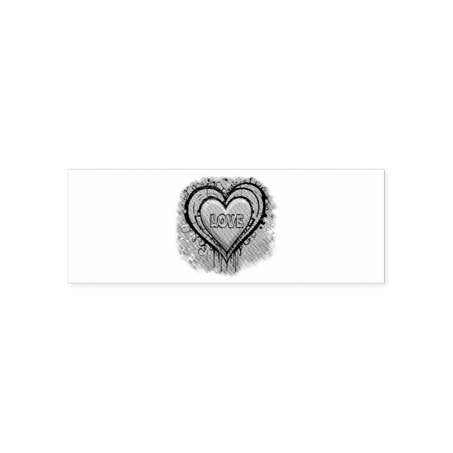 Graffiti LIEBE Permastempel (Design)