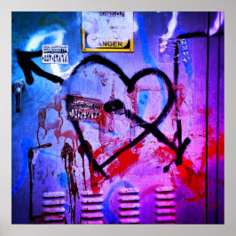 Graffiti Liebe Poster