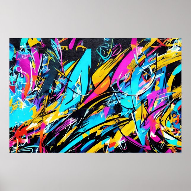 Graffiti-Liebe - Ursprüngliche Kunst in der Stadt Poster (Vorne)
