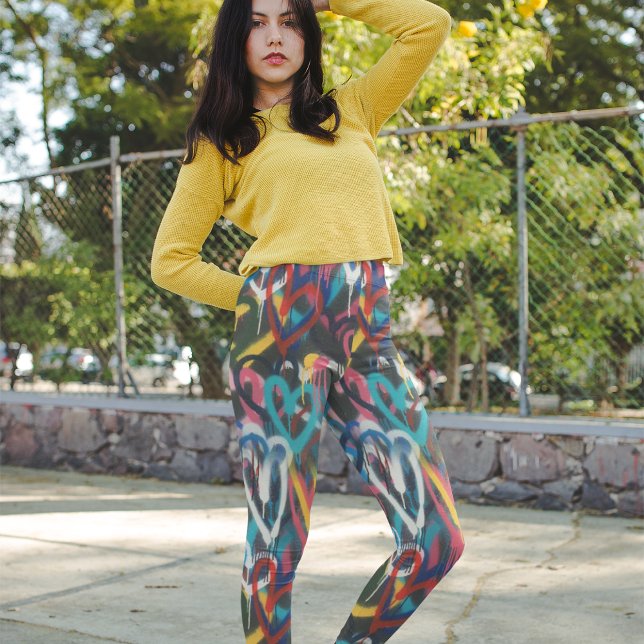 Graffiti Love Leggings - Cool (Créateur téléchargé)