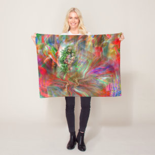 Graffiti Madonna Fleecedecke