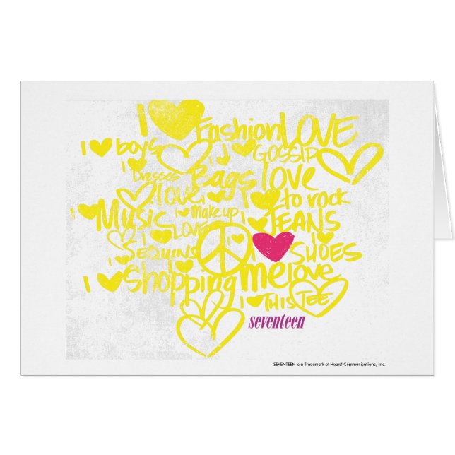 Graffiti magentarot/Gelb (Vorderseite (Horizontal))