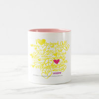 Graffiti magentarot/Gelb