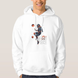 Graffiti Make Today Epic Astronaut Cartoon Trend Hoodie