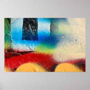 Graffiti-Makroposter Poster
