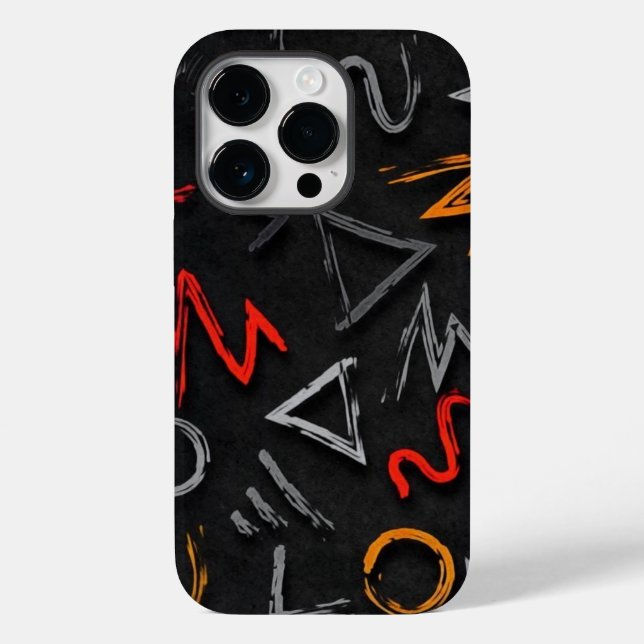 Graffiti-Monogramm Case-Mate iPhone-Hülle iPhone 14 Pro Hülle (Rückseite)