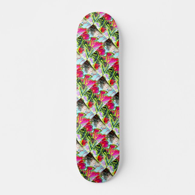 Graffiti-Muster Skateboard (Vorne)