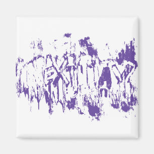Graffiti Nextday Grunge Pinsel Abstracte Typografi Magnet