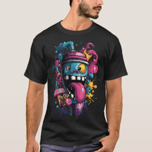 Graffiti No Cap Spray Can Streetwear T - Shirt Des