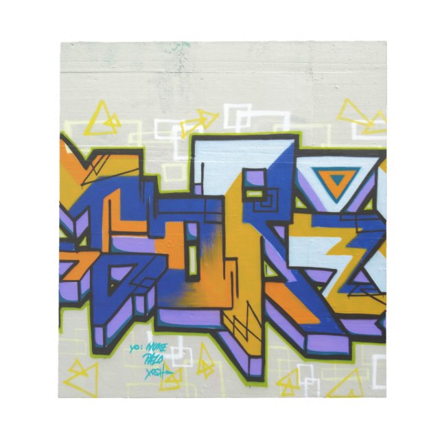 Graffiti Notizblock (Vorderseite)