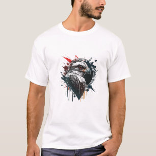 Graffiti Paint Eagle Bird Creative Art Malerei T-Shirt