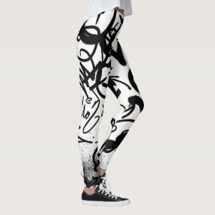 Graffiti Pattern Leggings