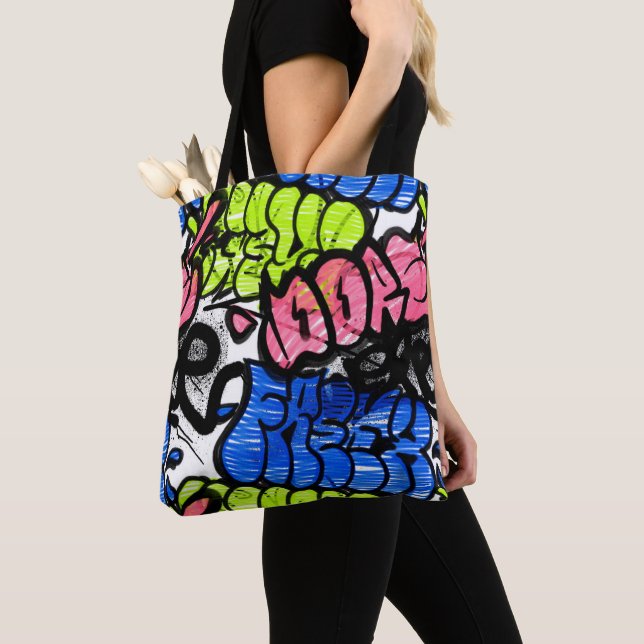 Graffiti Pattern Tasche (Von Nahem)