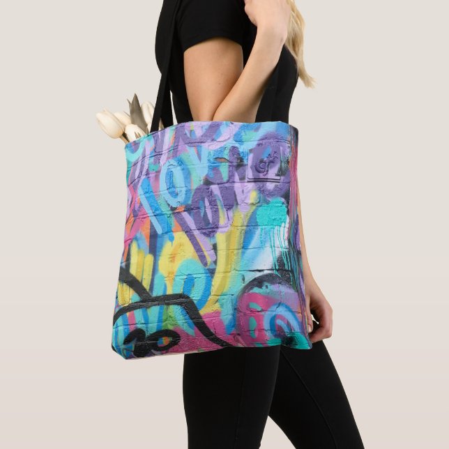 Graffiti Pattern Tote Bag Tasche (Von Nahem)