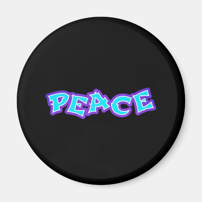 Graffiti Peace Magnet (Vorne)