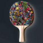 Graffiti Ping Pong Paddle von Ray Dust Tischtennis Schläger<br><div class="desc">Spielen Sie mit diesem Graffiti-Artwork Tischtennis Paddle im Stil!</div>