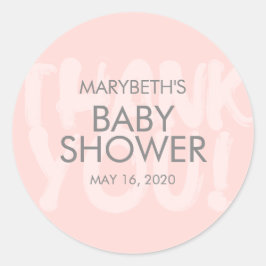 Graffiti Pink Baby Dusche Gefallen Sticker