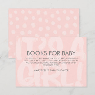 Graffiti Pink Babydusche mit Buchungsanfrage Einladung