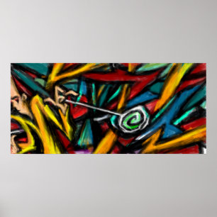 Graffiti-Plakat Poster