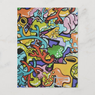 Graffiti Postkarte