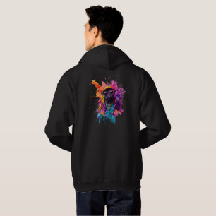 "Graffiti-Pug-Hoodie – Urbane Street-Art-Hundebekl Hoodie