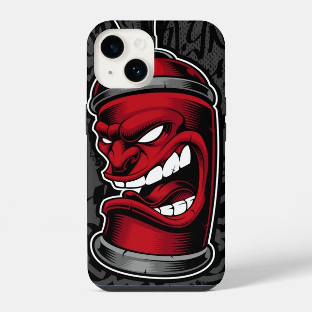 Graffiti Red Spray Can Case | iPhone 14 Case-Mate Hülle (Rückseite)