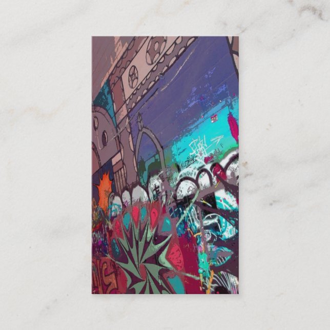 Graffiti-Salon Visitenkarte (Vorderseite)