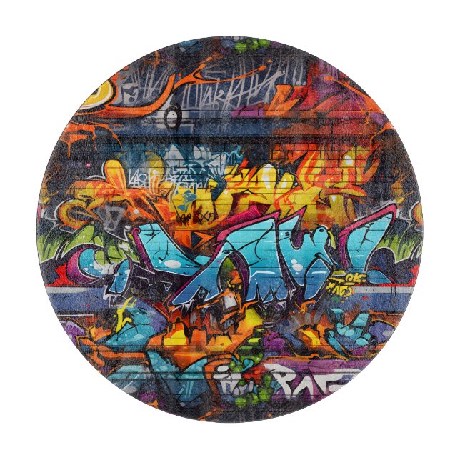 Graffiti-Schneidpappe Schneidebrett (Vorderseite)