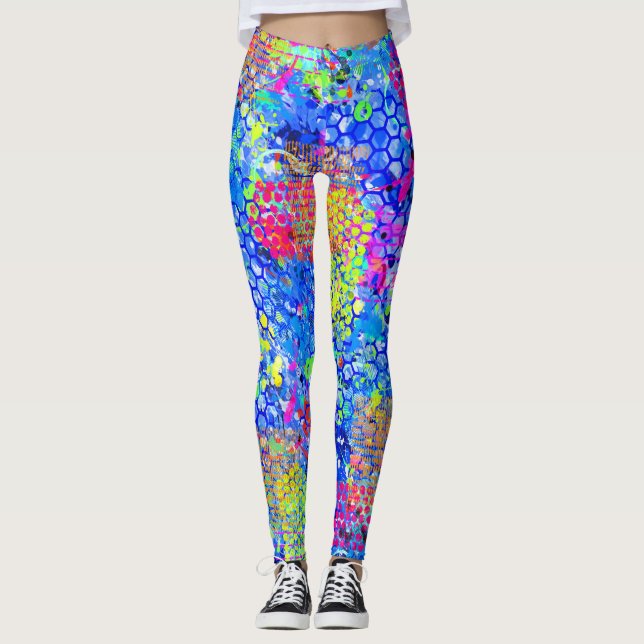 Graffiti-See Leggings (Vorderseite)