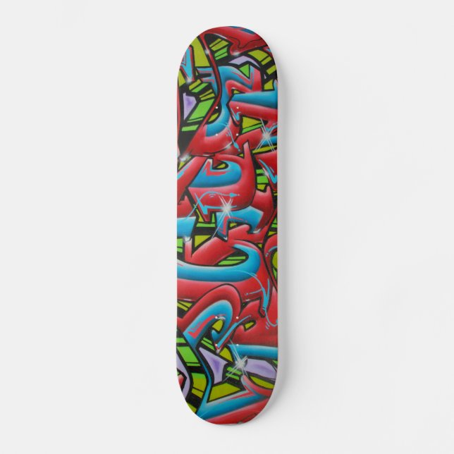 Graffiti-Skate-Brett Skateboard (Vorderseite)