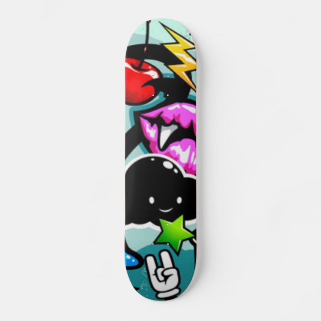 Graffiti Skateboard (Vorderseite)