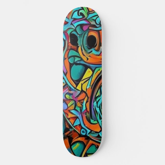 Graffiti Skateboard (Vorderseite)