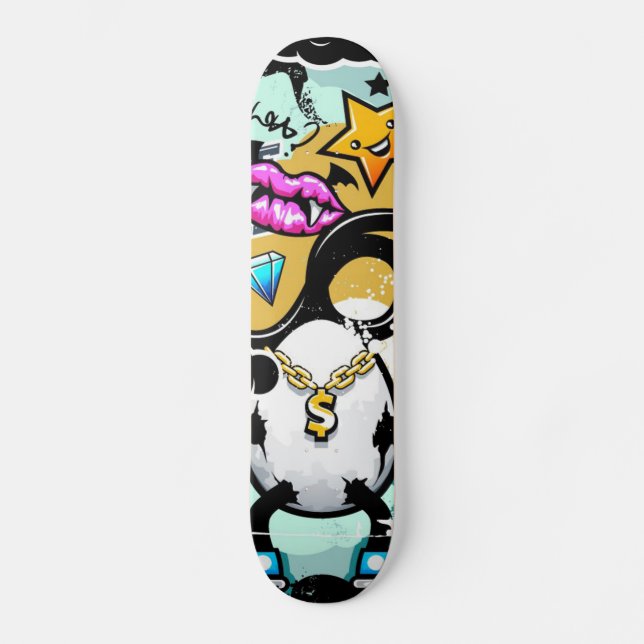 Graffiti Skateboard (Vorderseite)