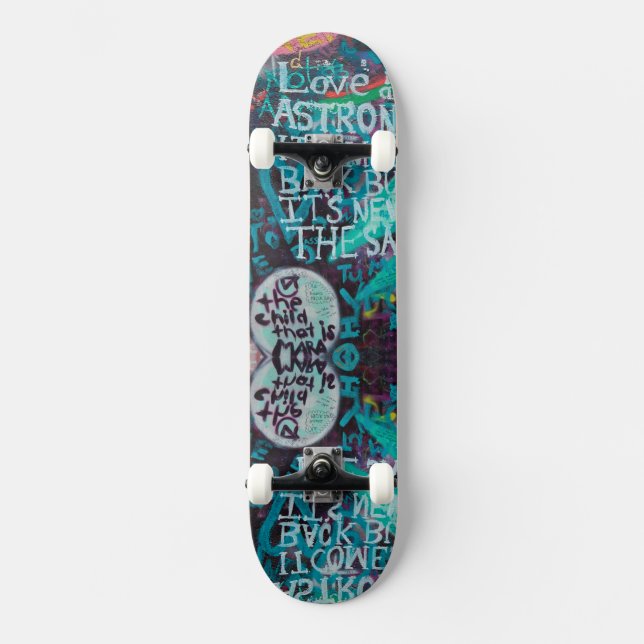 Graffiti Skateboard (Vorderseite)