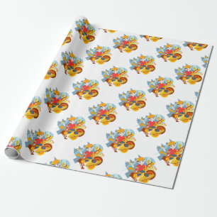 Graffiti Skateboard Kind Geburtstagsparty Geschenkpapier
