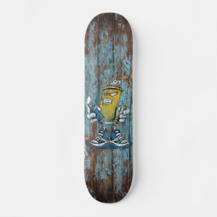Graffiti-Skateboards auf Holzbrett Skateboard