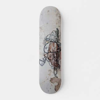 Graffiti skateboards Figuren an beschädigten Wände