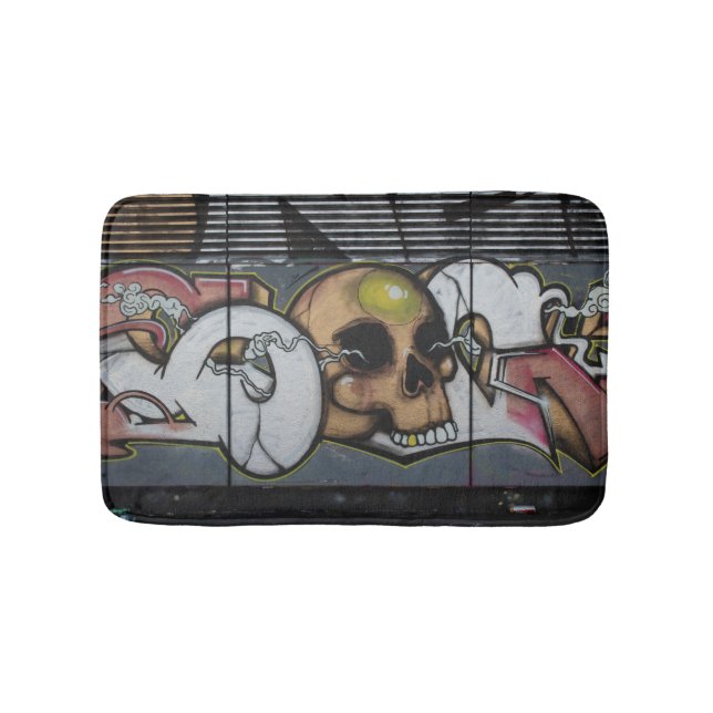 Graffiti Skull Badematte (Vorderseite)