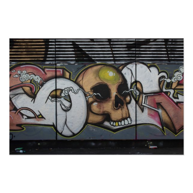 Graffiti Skull Poster (Vorderseite)
