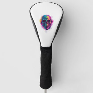 Graffiti Skull Rebel Golf Headcover