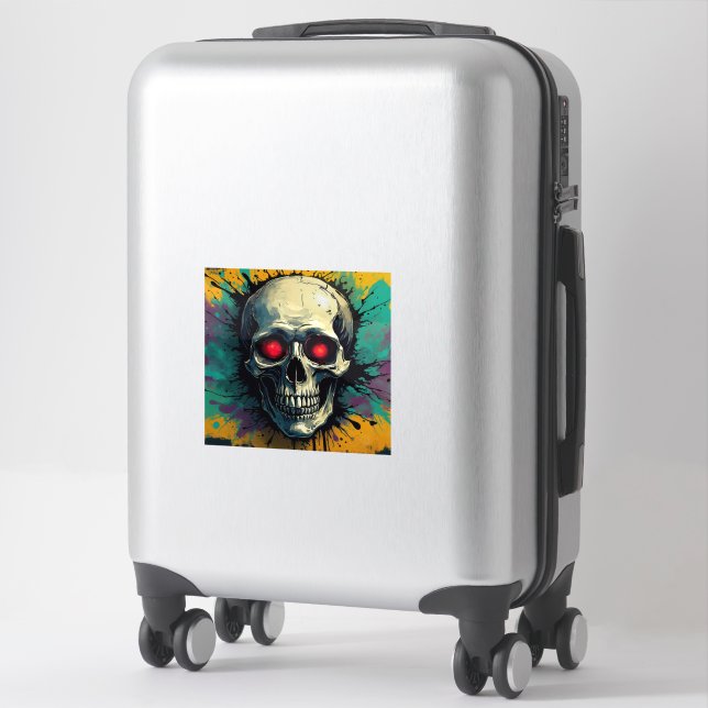 Graffiti Skull Sticker 2 (Koffer)