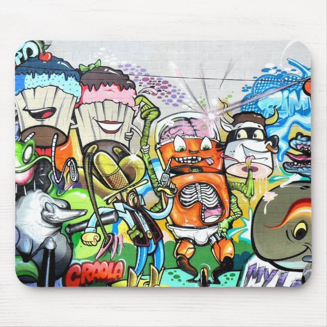 Graffiti-Spaß Mousepad (Vorne)