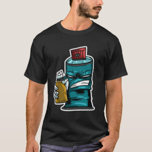 Graffiti Spray Cannister Cool Graffito Zeichnend K T-Shirt