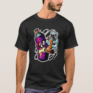 Graffiti Sprayer Street Artist Fat Cap Spray Can T-Shirt